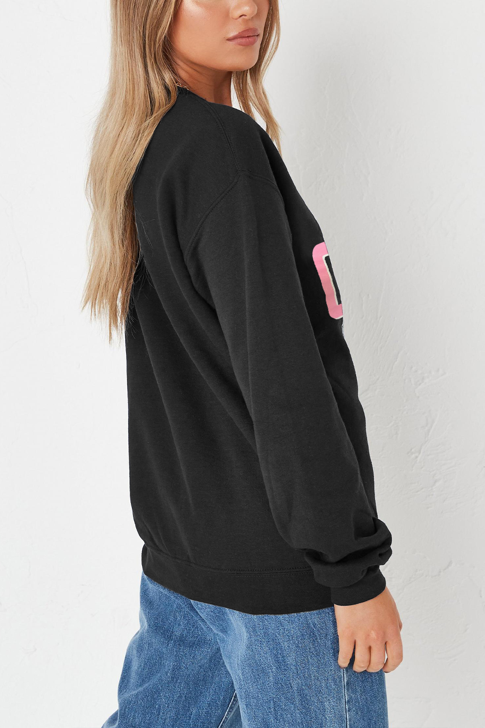 Chicago Grey Slogan Oversized Sweatshirt