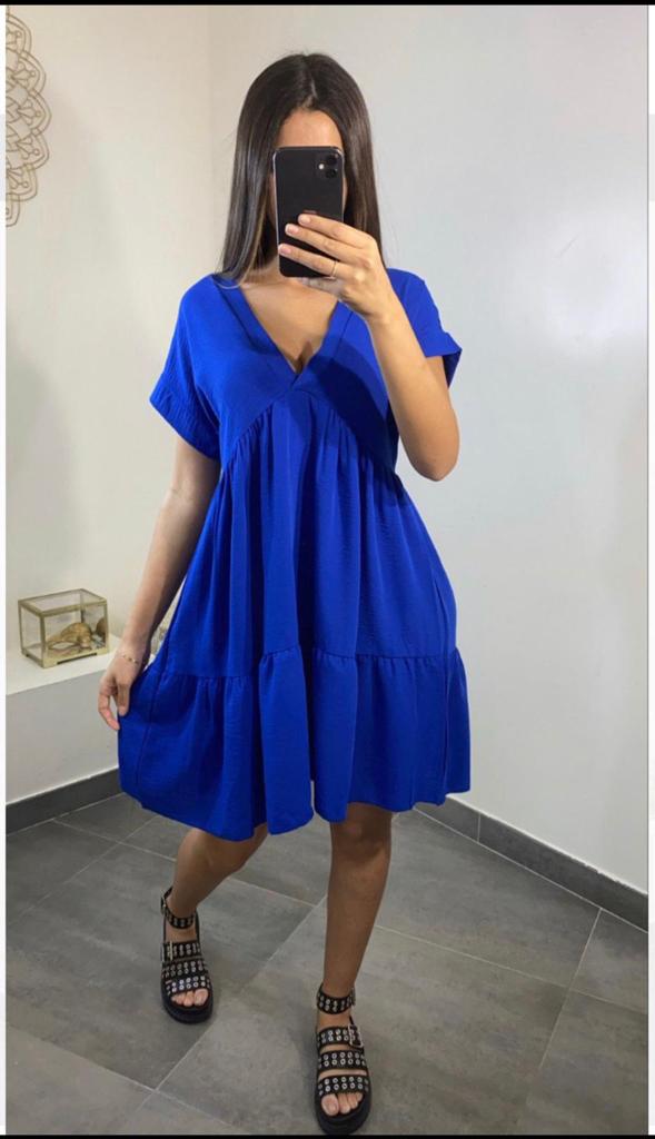 Royal blue clearance smocked dress