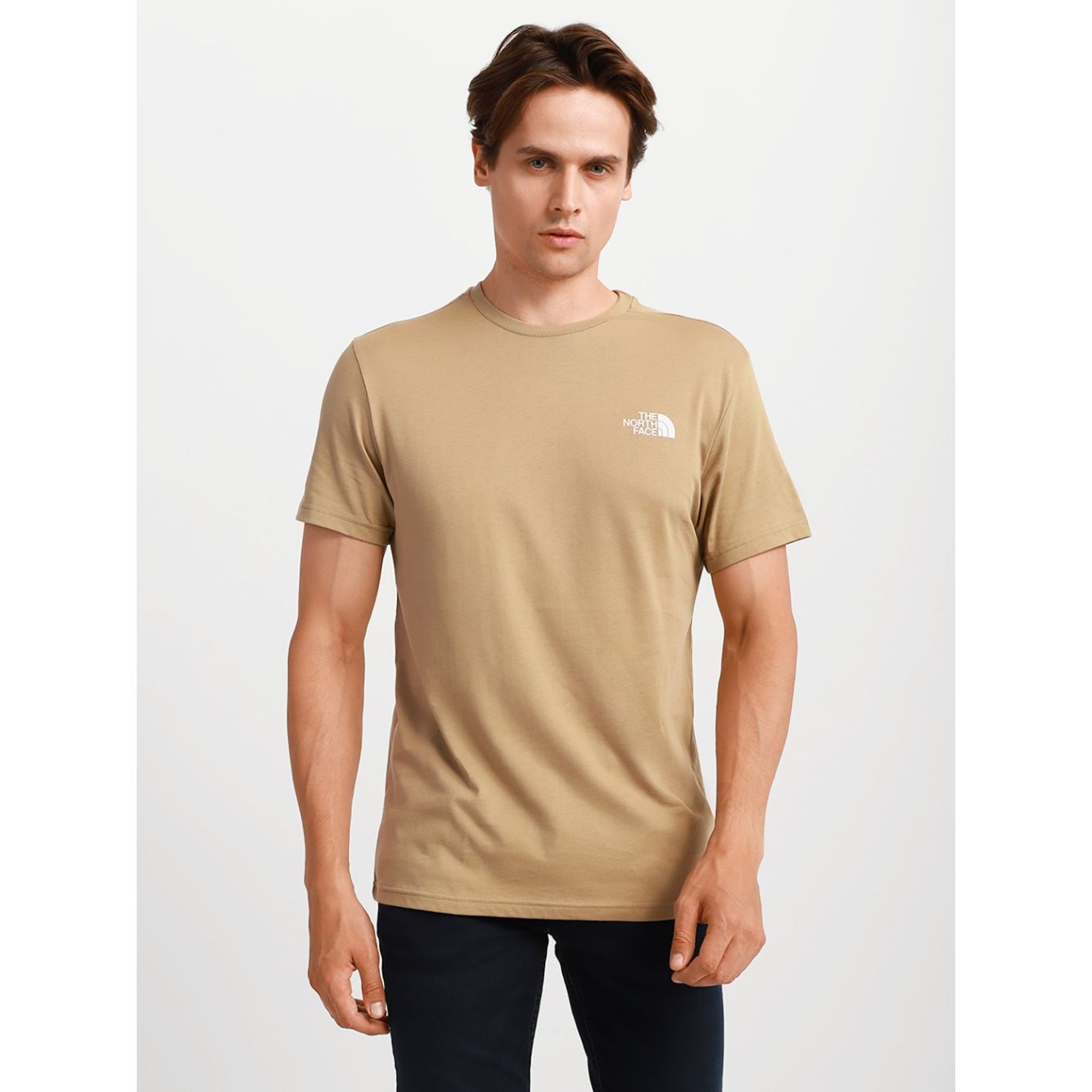 Beige The North Face Simple Dome T Shirt Go Wholesale