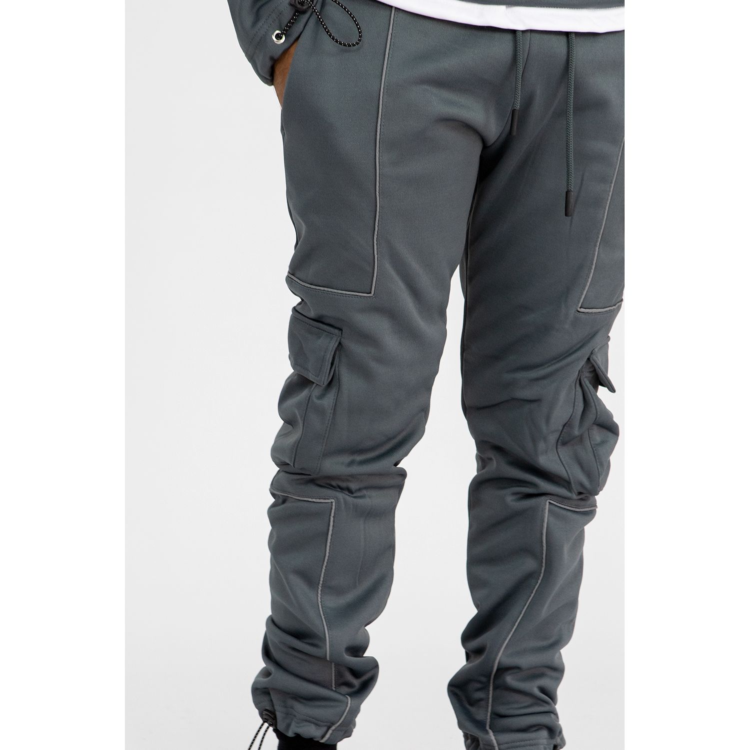 Grey hot sale reflective tracksuit