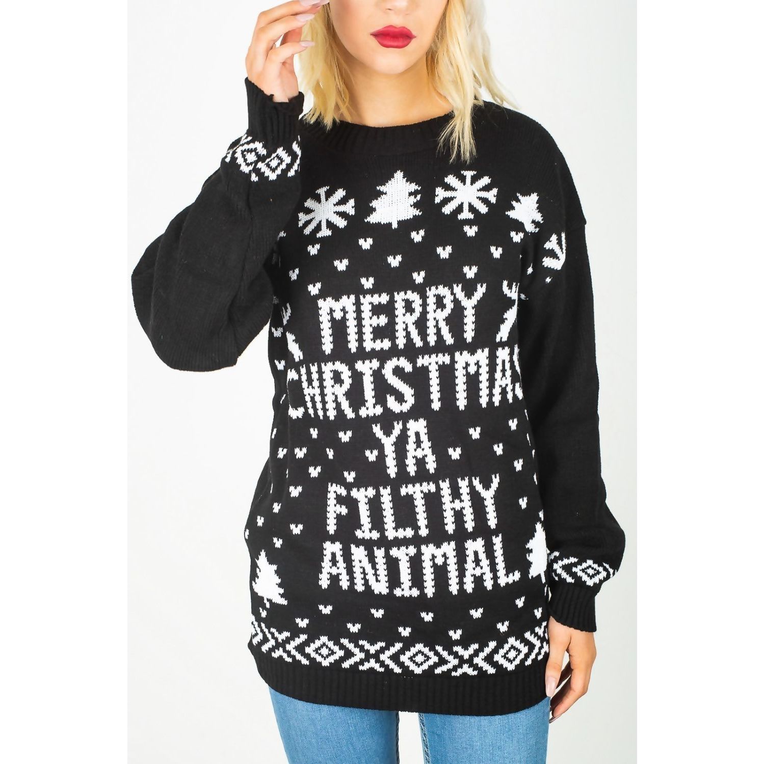 Merry xmas you filthy animal outlet jumper