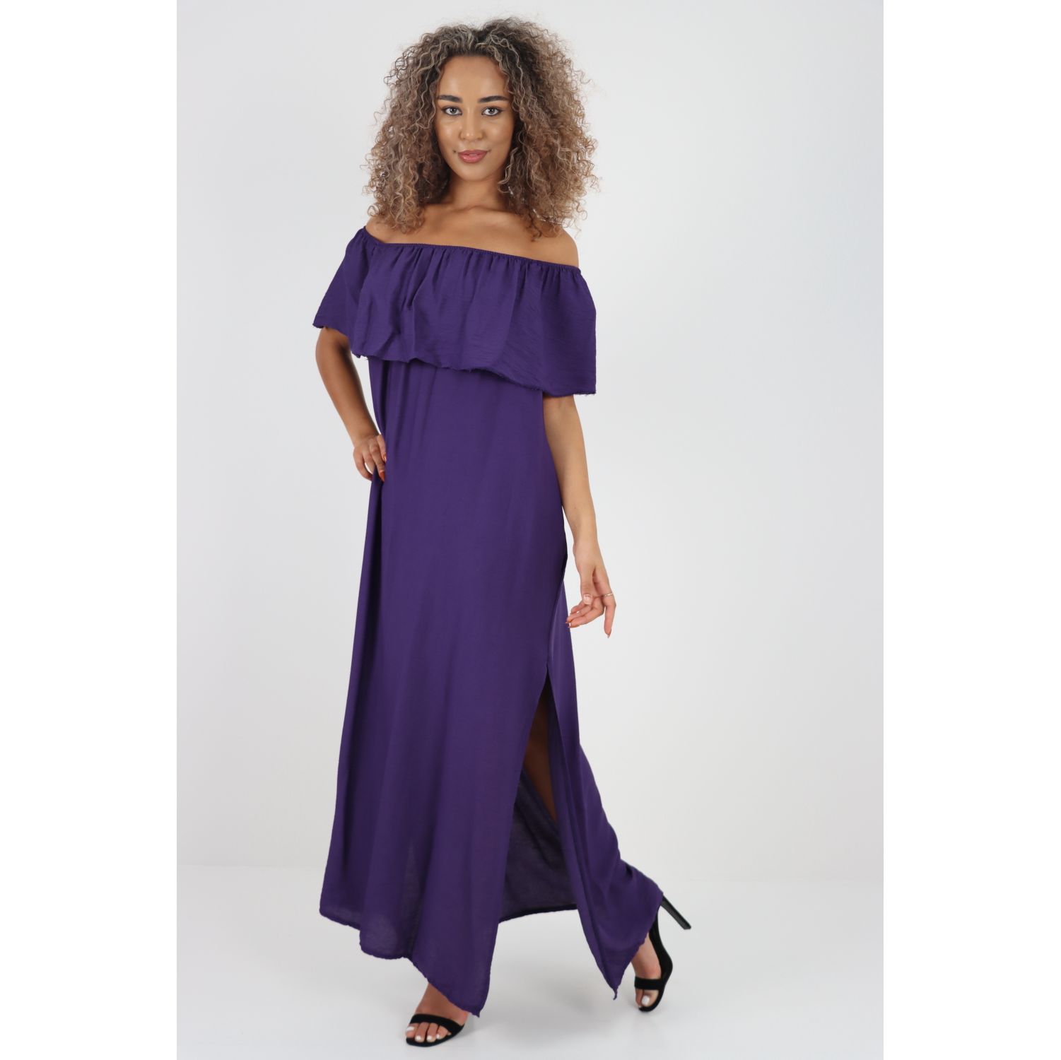 Double Side Slit Maxi Dress 