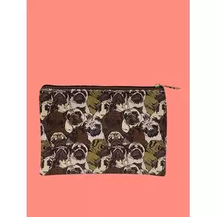 Pug Dog Camo Bag Collection - Mini Clutch Fashion Scarf World
