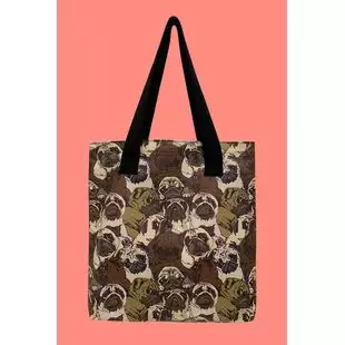 Pug Dog Camo Bag Collection - Shopper Fashion Scarf World