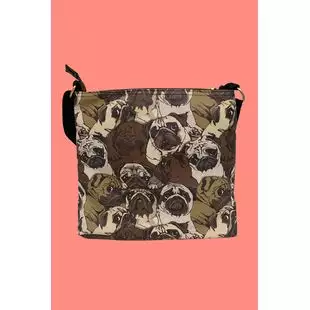 Pug Dog Camo Bag Collection - Crossbody Fashion Scarf World