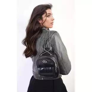 Mini Backpack with Chain Strap Top Attraction